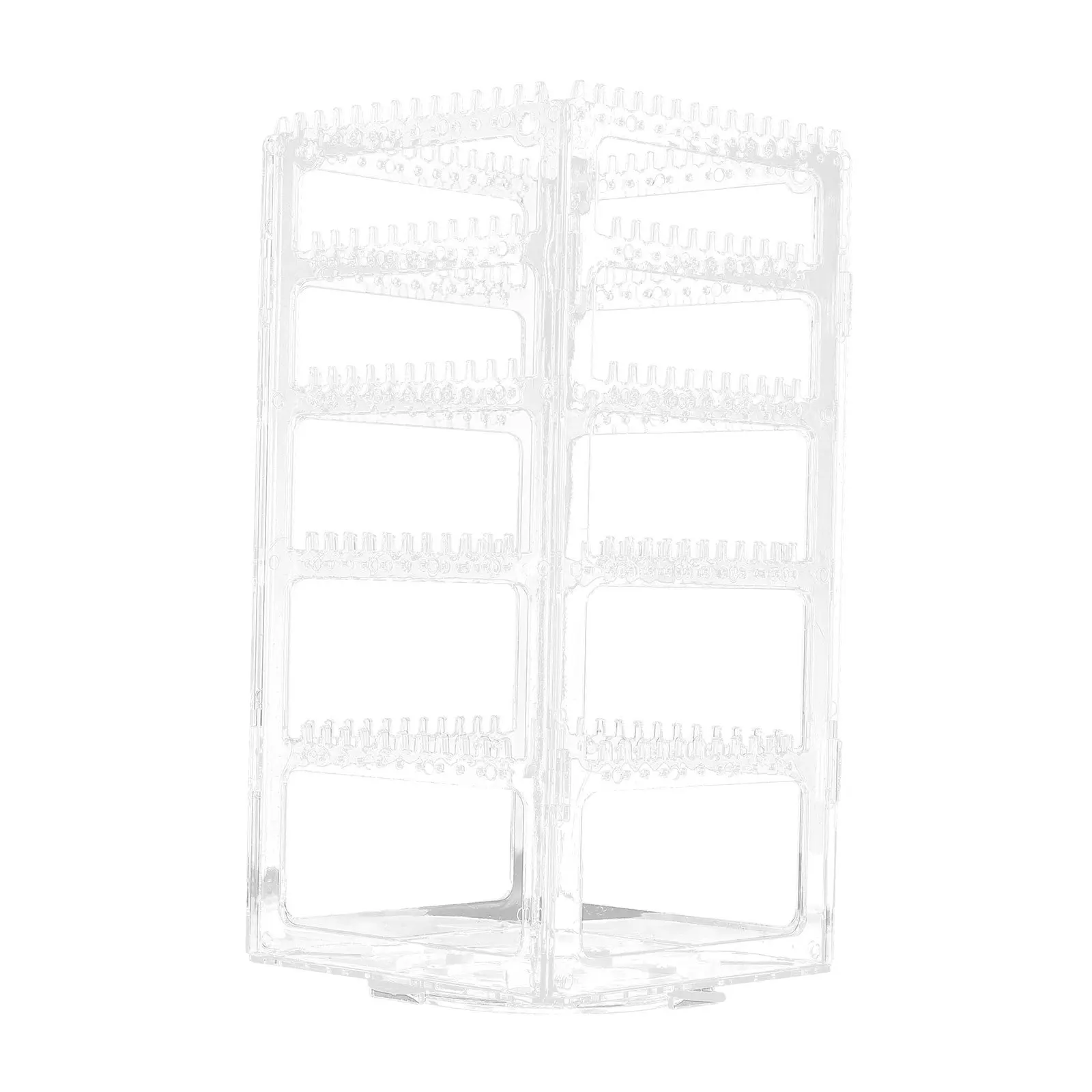 Desktop Jewelry Organizer Rotating Earring Display Stand Easy Access Quick Find Jewelry Display Rack Earring Holder