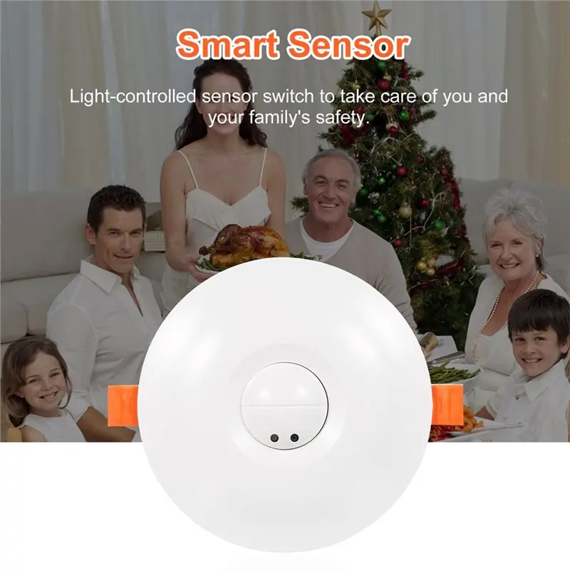 [NEW!A25P】 Ceiling Motion Detector Microwave Radar Sensor 360 Degree Switch For Commercial Applications