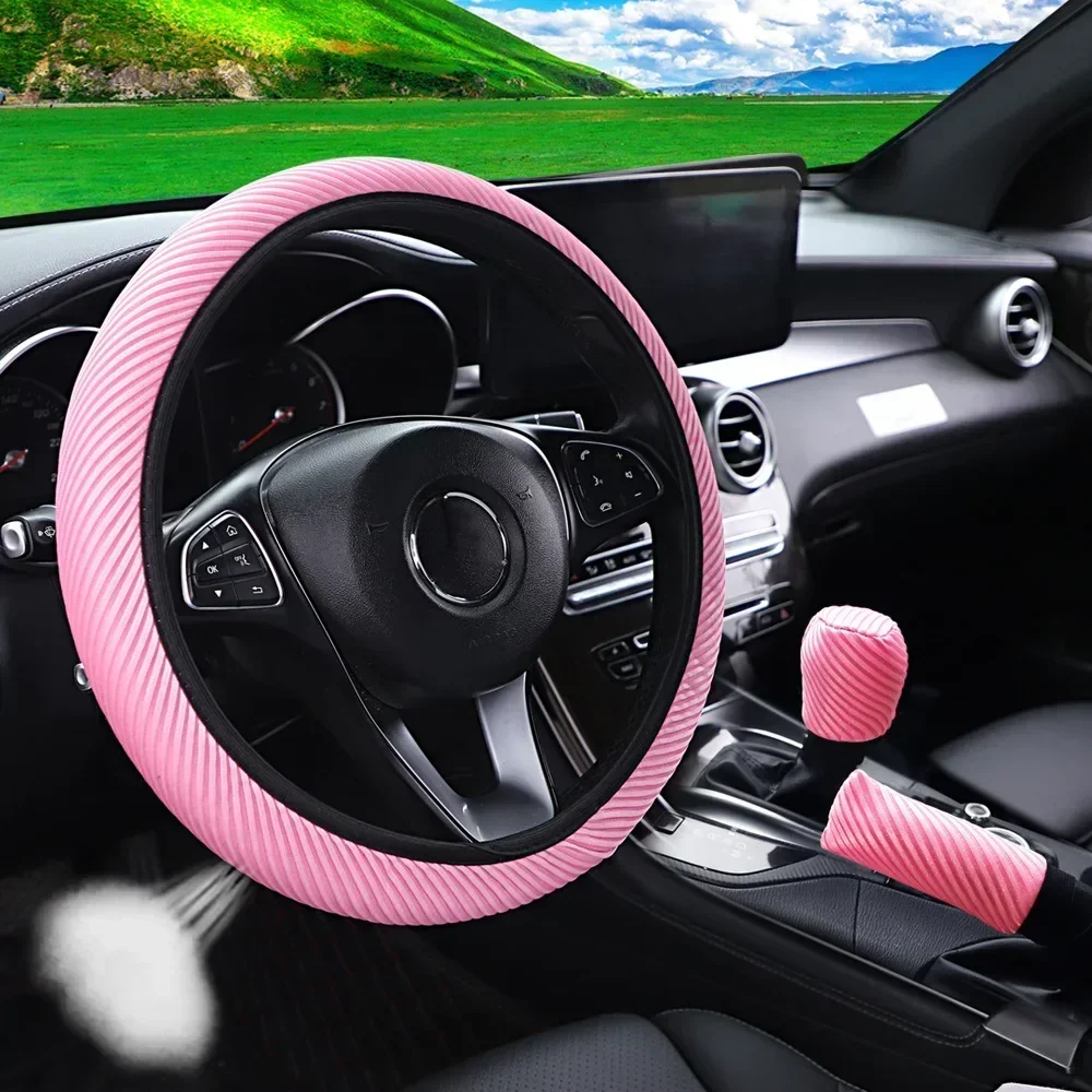 Neue Auto Innen Getriebe Abdeckung Auto Zubehör Auto Handbremse Shift Abdeckung Lenkrad Abdeckung Handbremse Abdeckung Zubehör