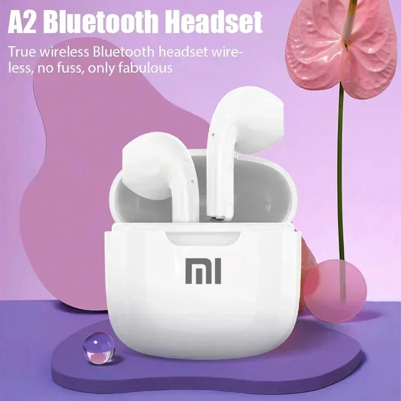 XIAOMI سماعات بلوتوث لاسلكية صغيرة سماعات شحن سريع بلوتوث 5.3 TWS سماعة التحكم باللمس سماعات أذن رياضية مع هيئة التصنيع العسكري