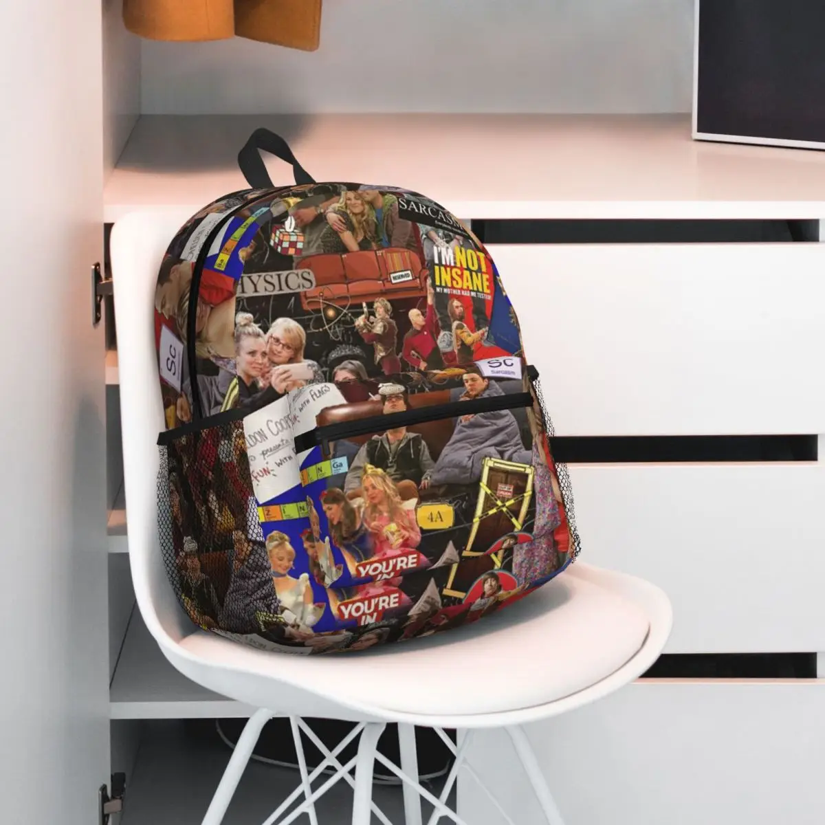 The Big Bang Theory 1 Backpack Daypack Large Capacity Kids BookBag School Bag Shoulder Bags for Men Women