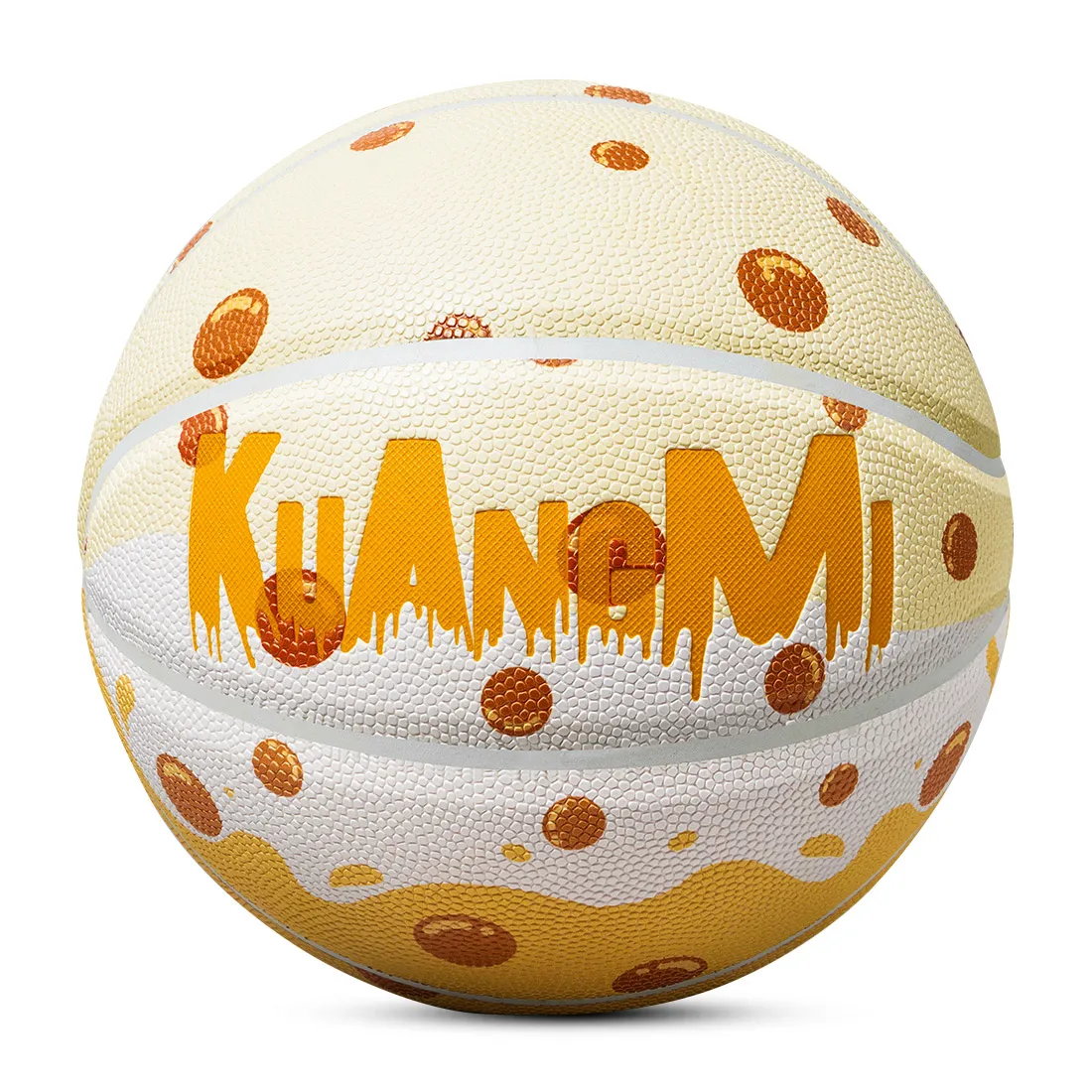 Kuangmi-Non-slip Basketball Ball, Wear-resisting, Hygroscopic, PU, Size 5, 6, 7, Sports Goods, Men and Women, High Quality