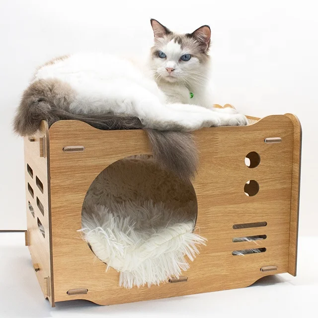

Pets Paper Houses Cardboard Scratcher Corrugated Scratching Beds for Cats