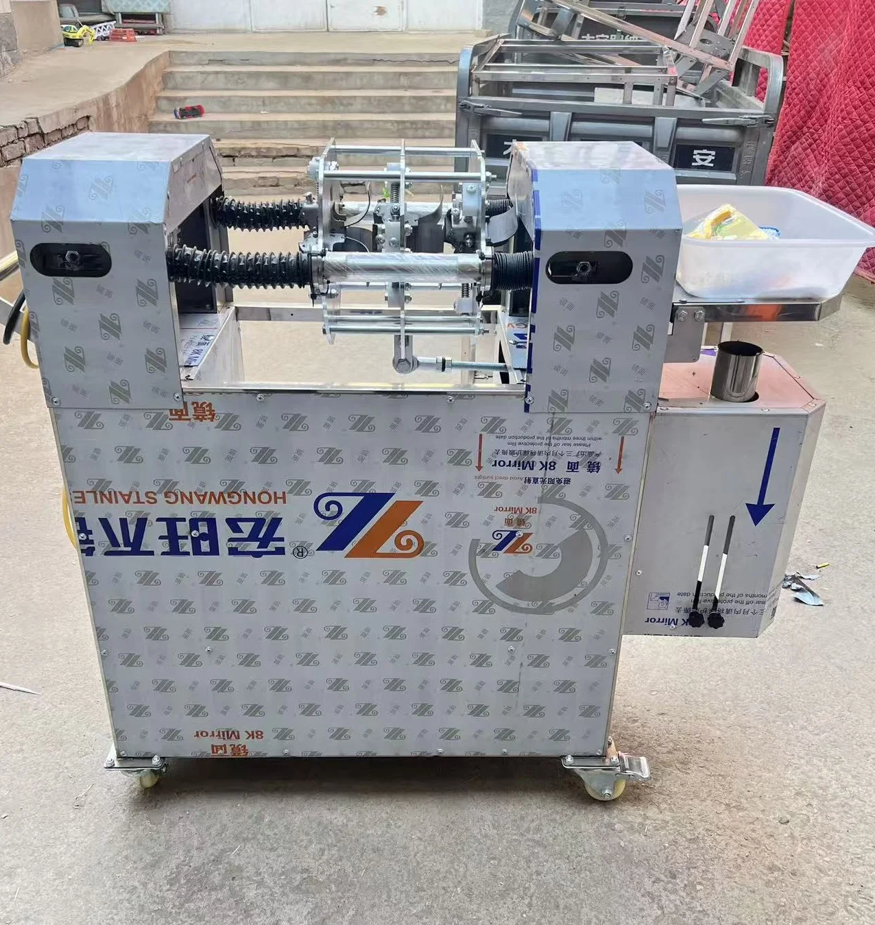 

High Efficiency Commercial Automatic Fruit & Sugarcane Peeling Cutting Machine With Stainless Steel Body