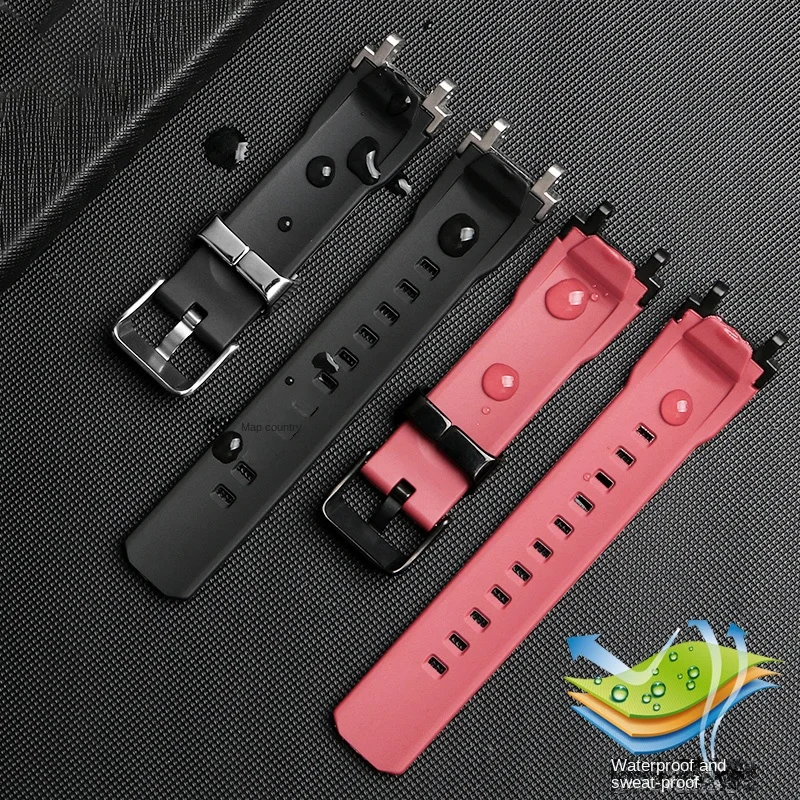 High quality For MTG-B1000 dedicated watch strap for G-shock Casio MTG-B1000 series metal strap modification in silicone band