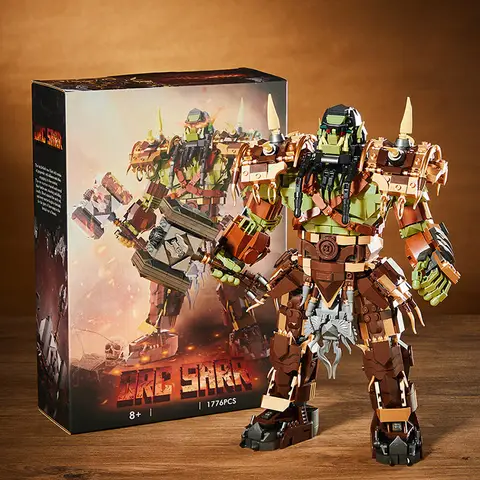 Spelserien Warcraft MOC 1776 delar ORC Thrall-figurer Byggstenar Tegelstenar Set Montera Orcher Modellleksaker För Barn Pojkar Gåvor 8 best sales Lego World of Warcraft - №6