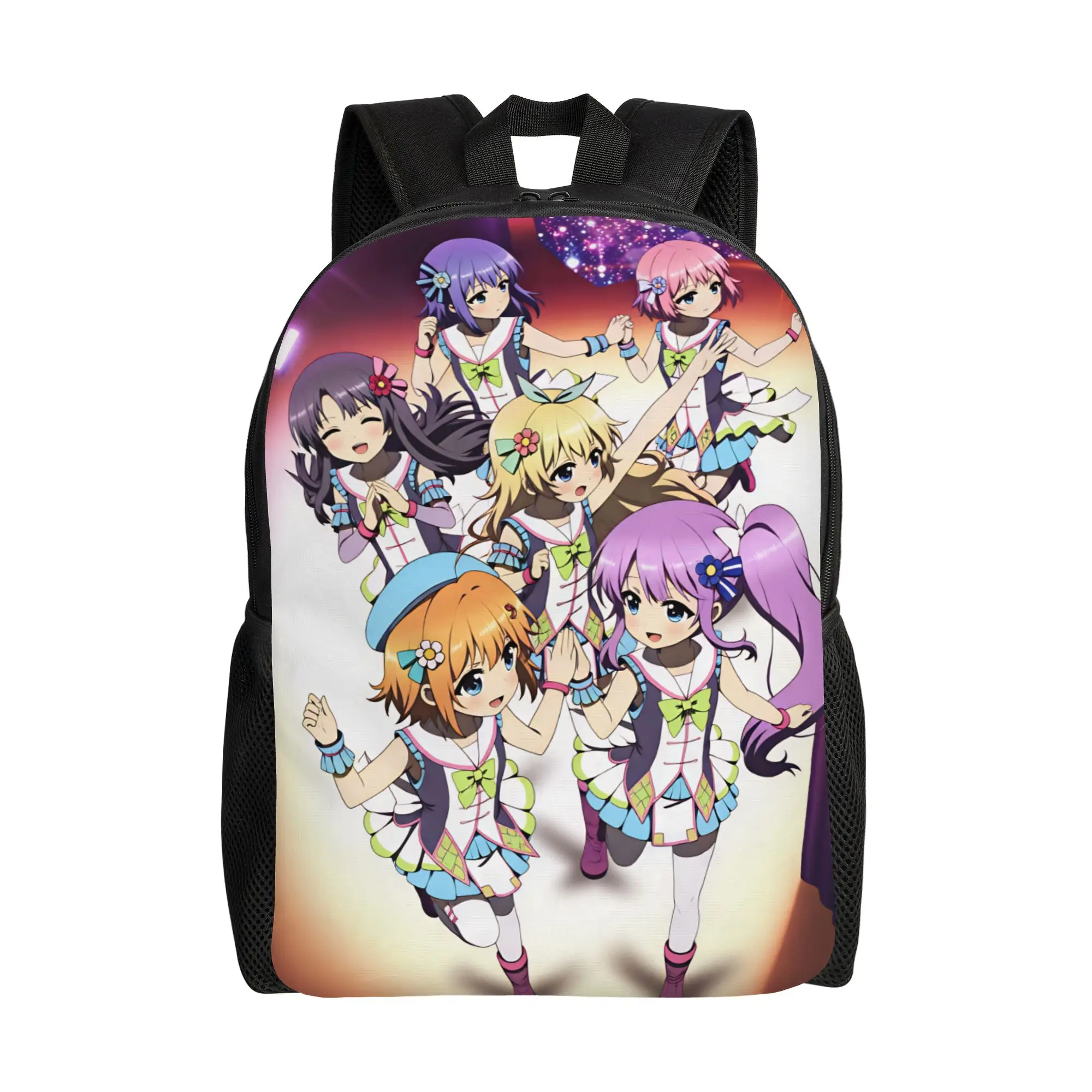 rui kamishiro tenma tsukasa  Backpack  Student Polyester University Backpacks Lightweight Kawaii School Bags Rucksack
