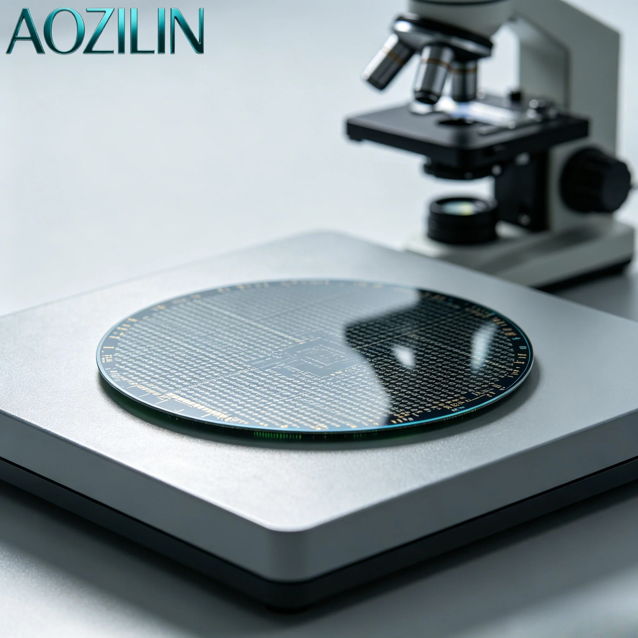 AOZILIN 8 Inch Silicon Wafer Wafer IC Circuit Wafer for Debugging Equipment DIY Semiconductor Teaching