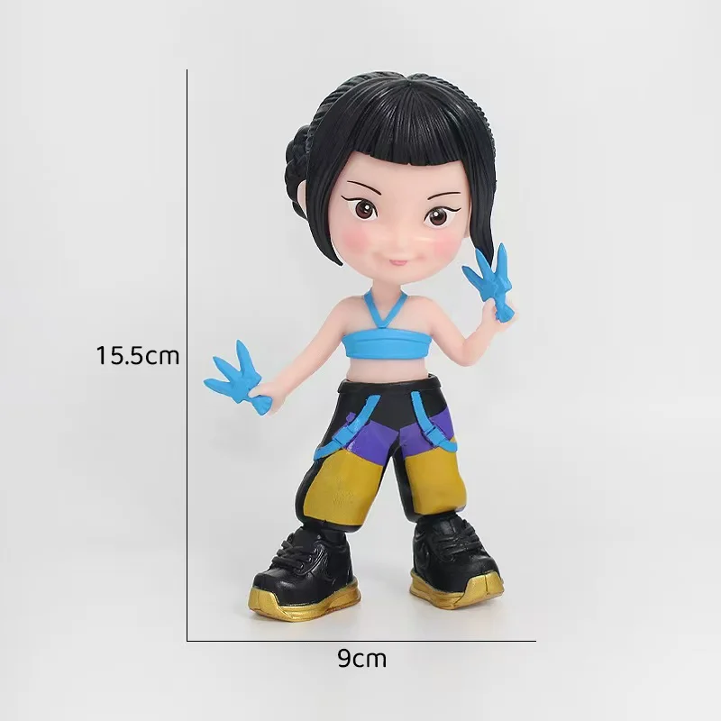 3 pz/set Kpop Demon Hunters Figura Giocattolo Del Fumetto Rumi/Mira/Zoey Action Figure PVC Decorazione Del Desktop Modello Bambola Giocattolo Ventole Regalo