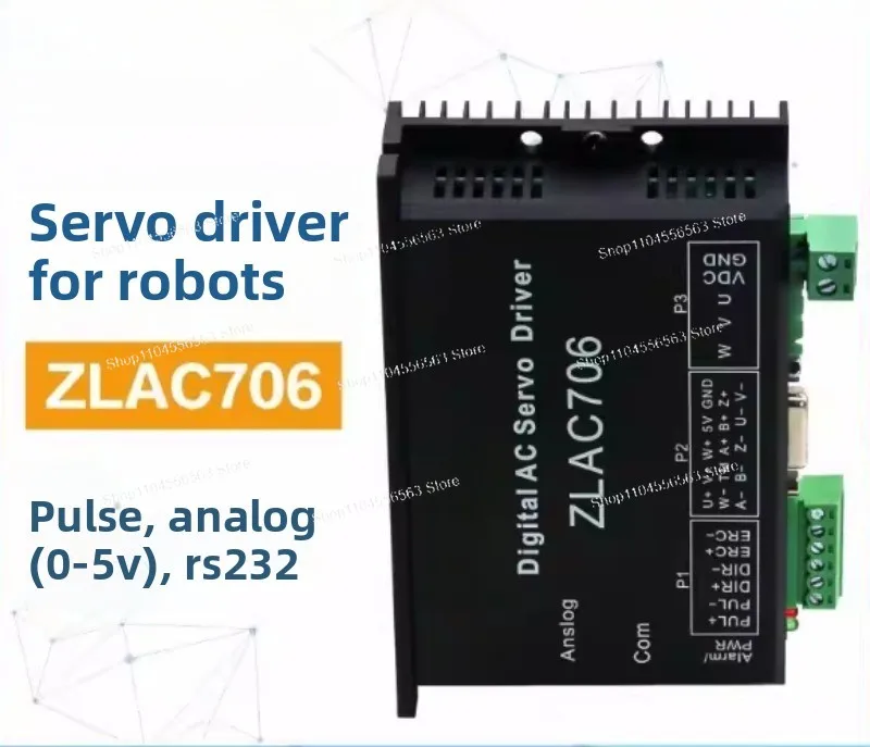706 Servo Drive with CAN Bus & Serial Port - High Precision Dedicated Controller for Robotics Hub Motor, Industrial Grade