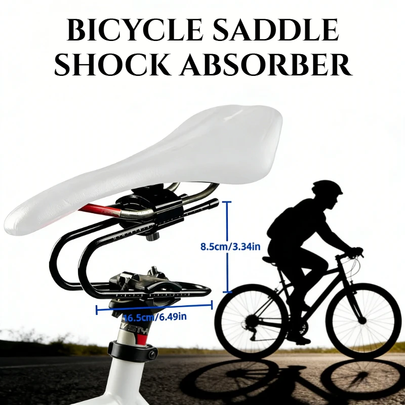 

Two-Way Adjustable Bike Saddle Shock Absorber MTB Road Bike Saddle Suspension Spring Shocks Comfort Bicycle Accessories
