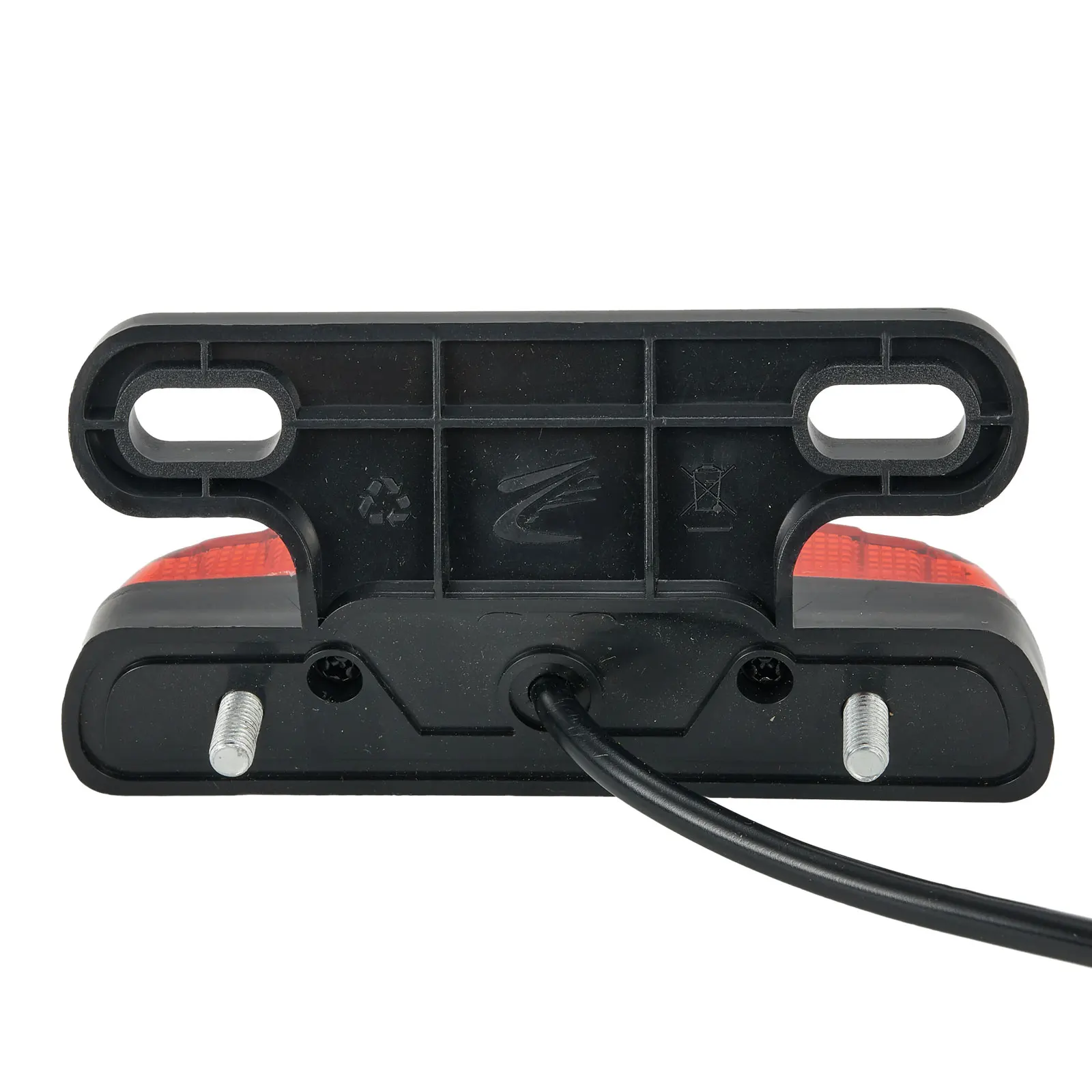 Tail Light for Electric Bicycles Operating at 36V or 48V with Integrated Brake Signal Line Detection and ABS Housing