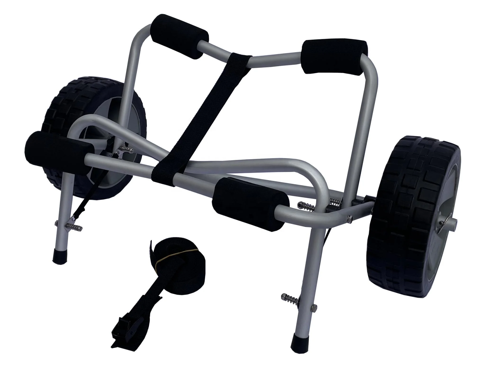 250LBS Kayak Dolly Cart Canadian Kayaks Trolley Aluminium Trolley Carts  Kayak Canoes Wheel Cart