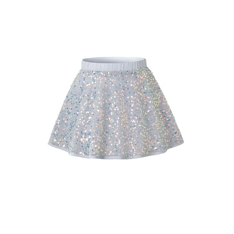 

2025 New Girls Skirt Autumn Dress Fashion Sweet and Versatile Fashionable Women's Treasure Sequined Skirt Short Skirt