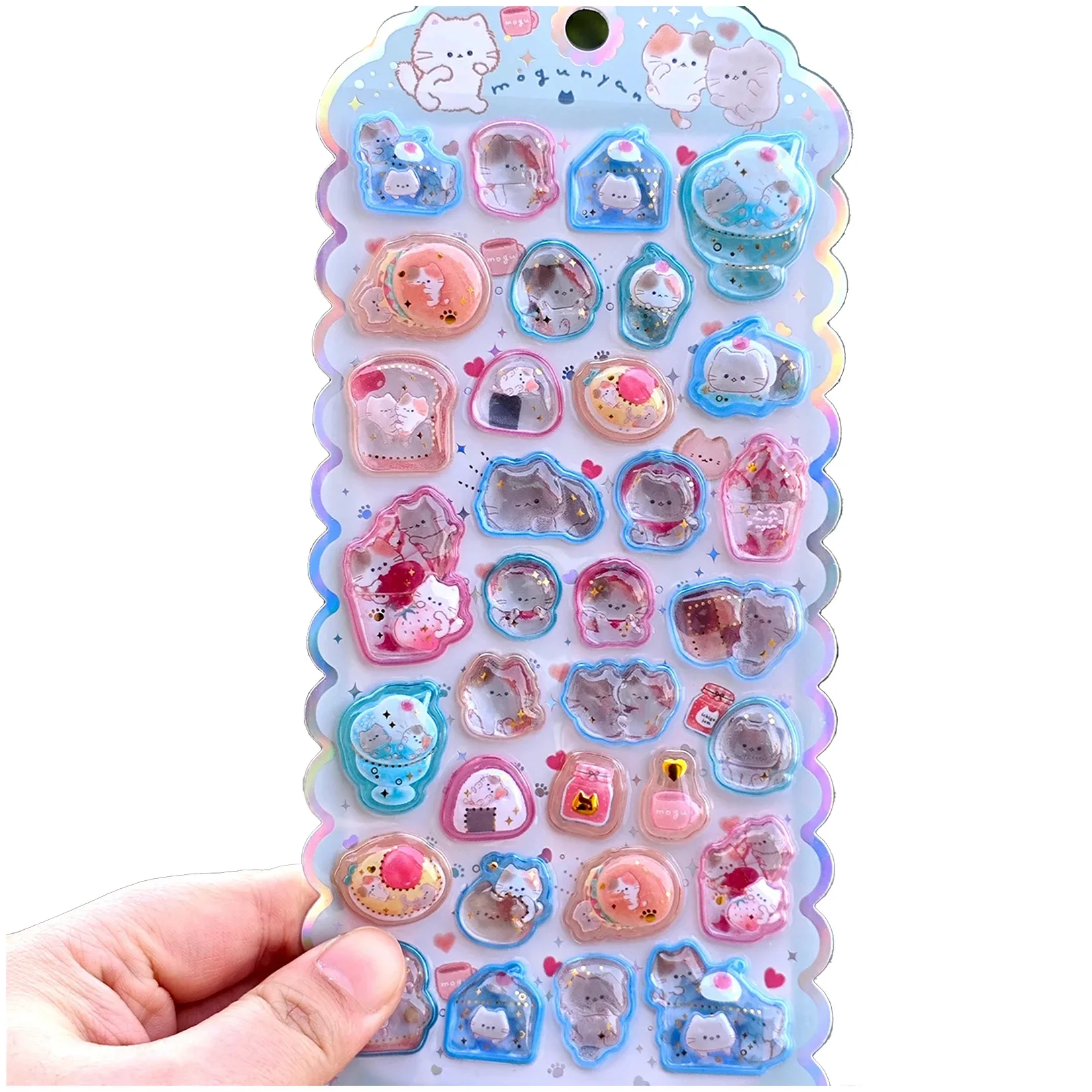 Adesivi con gemme di cristallo 3D e diamanti - Decalcomanie in rilievo con simpatico cartone animato, ideali per regali di decorazione fai da te per ricompensa e telefono per bambini