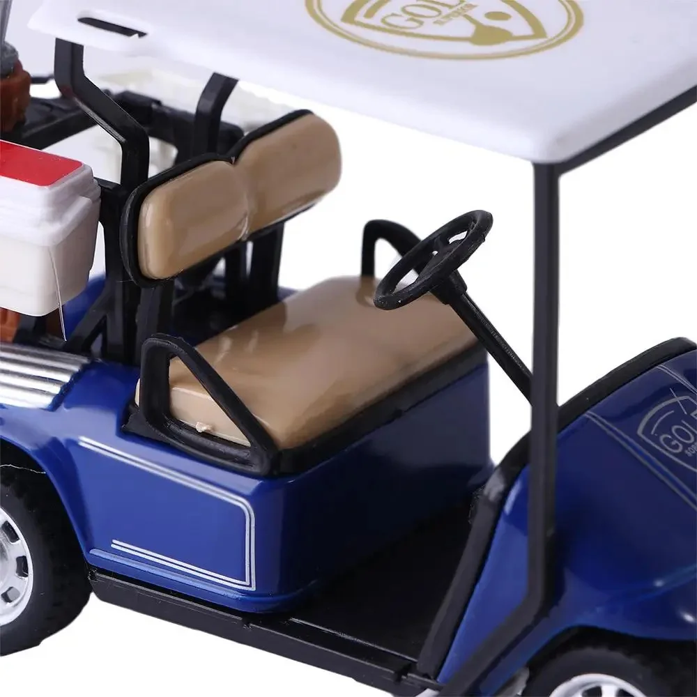 Antike Skala Legierung Druckguss zurückziehen Golf wagen Kinder hohe Simulation Modell Fahrzeug Sammlung Spielzeug Geburtstags geschenke für Kinder