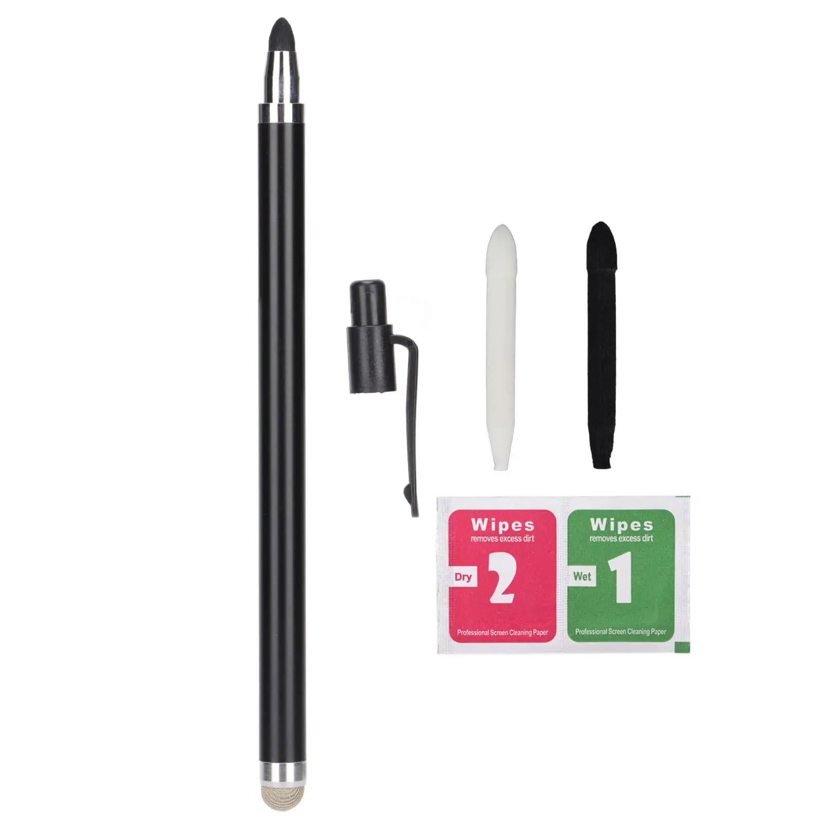 Active Stylus Pen with Replaceable Tips for Smartphones and for tablets - Precision Touchscreen Stylus