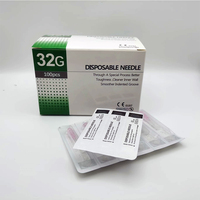 Painless small needle painless beauty ultrafine 32G * 4mm 、 32G * 6mm、32G * 13mm syringes Korean Needles Eyelid Tools