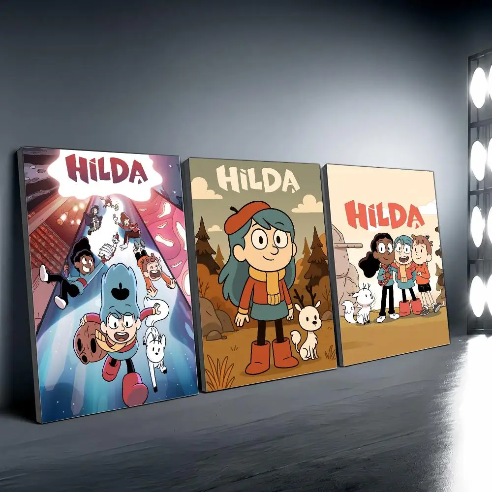 Aniem H-hilda Poster Vintage Wall Art Aesthetic Room Decor Print Living Room Bedroom Home Decoration