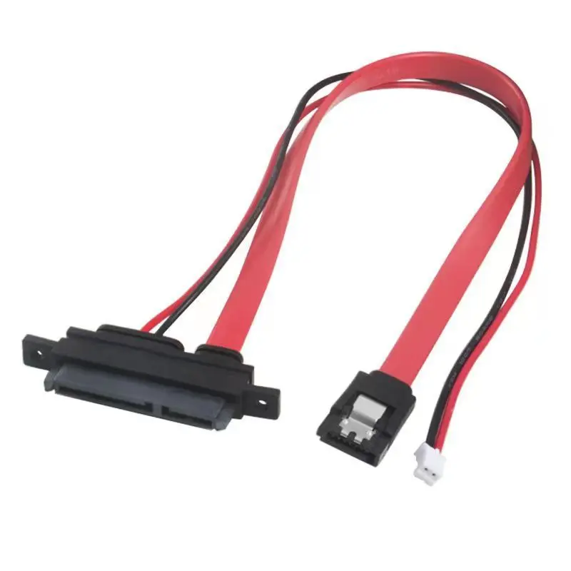 SATA 7+15 22pin to 7P SATA Hard Disk Drive PH2.0 Small 2pin Power Data Cable 2in1 For HTPC HIN MINI ITX Mainboard Cord 30cm