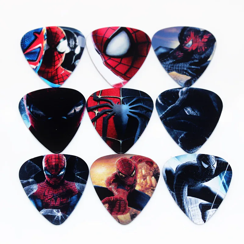 10pcs Disney Stitch Spiderman high quality picks DIY design guitar accessories pick guitar picks Guitar Accessories ukulele bass