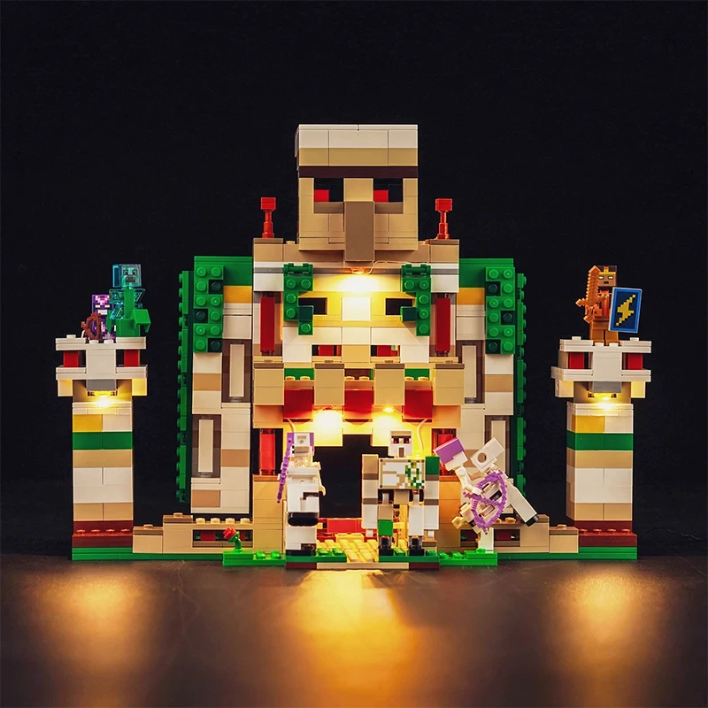 

In Stock New MC Suitable The Irons Golemer Fortress Diy Moc Model Building Blocks Bricks Kids Boys Toys Christmas Gifts