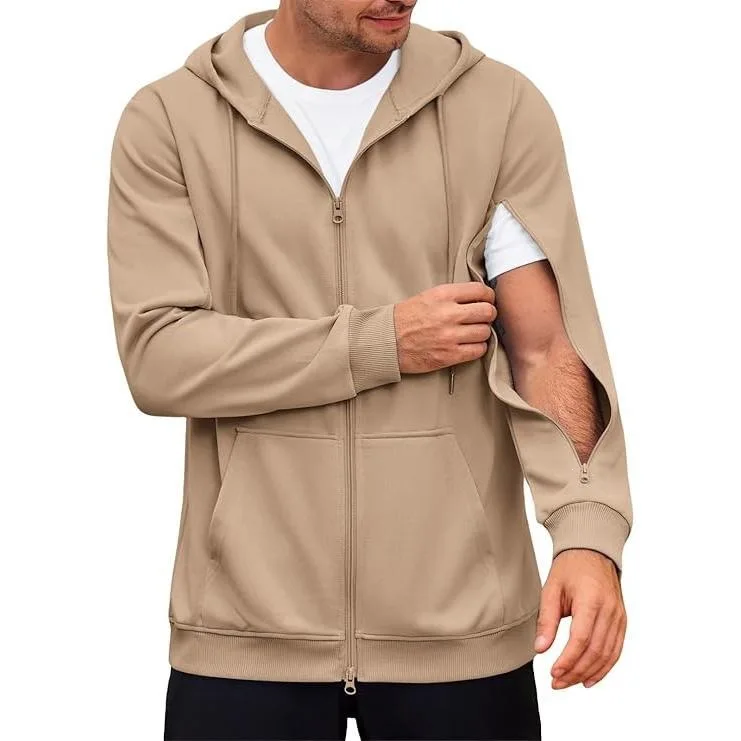 

Zippered Hoodie with Pockets Unisex Sweatshirt Comfortable Soft Fabric Spring Autumn Fashion Casual Streetwear Animal Pattern