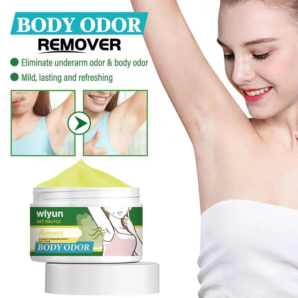 Wiyun Body Odor Remover Cream Peppermint Extract Talc Formula All Day Freshness No Shea Butter Coconut Oil Underarm Care