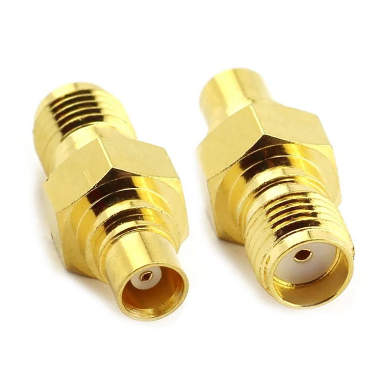 1 Stück RF-Koaxialadapter SMA-Buchse auf MCX-Buchse Gerader RF-Steckverbinder Konverter – Detail 4