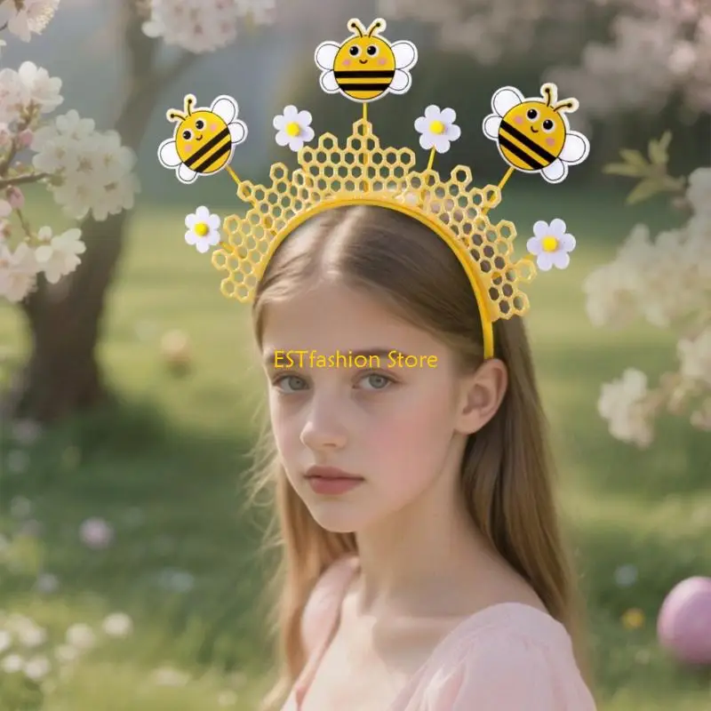 

Y5GC Sweet Honeybee Аксессуары для волос для волос для женского удобного сбора