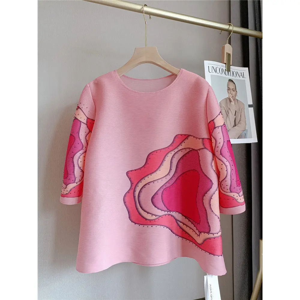 Pullover Hot Diamond Top 2023 Autumn New Fashion Loose Fit  women clothing  vintage clothes  harajuku  tops