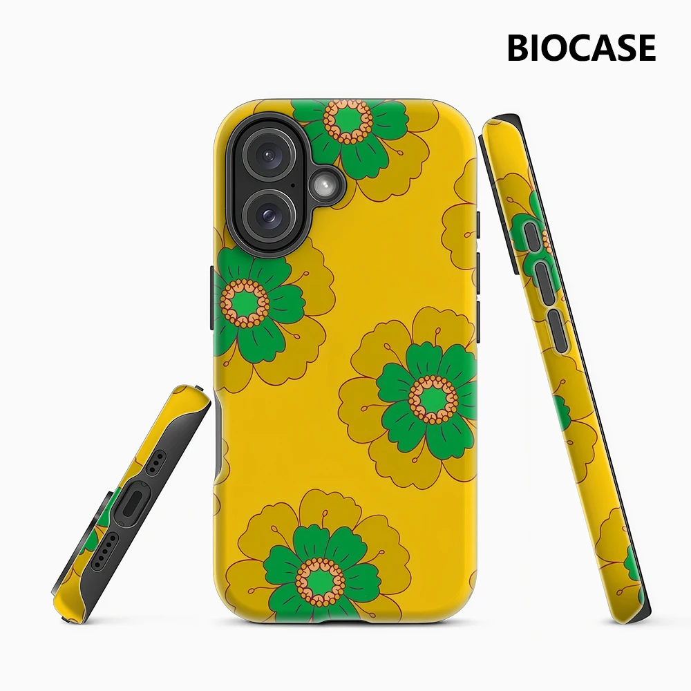 Gelbe – grüne Blumen IPhone 17 Must-Haves Handyhülle für IPhone 17 16 15 14 13 12 11 Pro Max Plus Doppelschichtige Rückseite