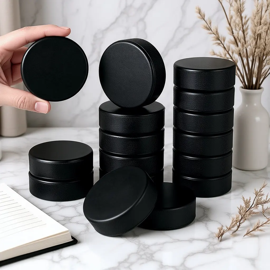 

Набор из 24 поролоновых шайб для хоккея, портативное оборудование для тренировок, принадлежности для игры в хоккей в помещении, тренировочные шайбы из пенопласта