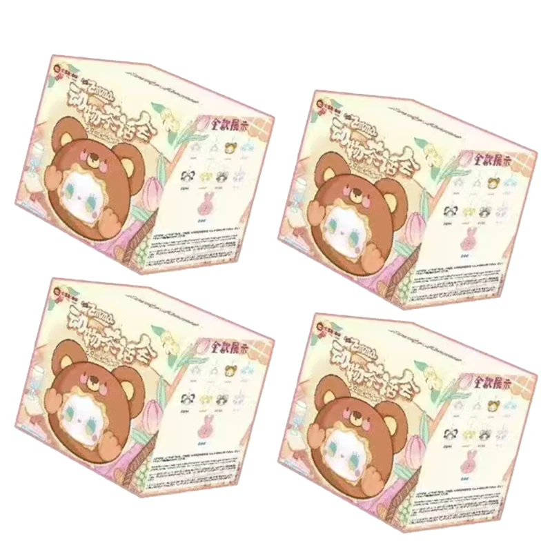 Originele Lucy Emma Animal Tea Party Vinyl Pluche Blind Box Trendy Speelgoed Schattige poppen Tas Hanger Decor Sleutelhanger Mystery Box Girl Gift