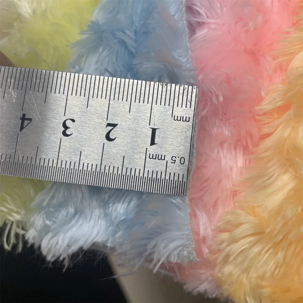 160x90cm Warm And Breathable Faux Fur Fabric Approximately 250g Minky Fabric DIY Crafts/costumes Imitation Rose PV Plush Fabric