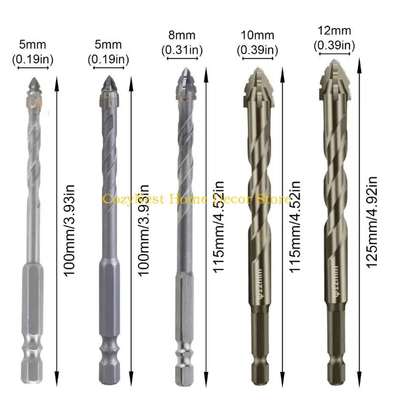 92MF Multoclose Four Flute Excentric Bit Bit для ремонта дома и проекта крафта