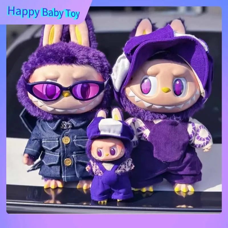 

Only Clothes For Labubu 17cm/38cm/58cm Milan Fashion Week Doll Clothes Hat Overall Sweater Suit Fashion Clothes Cute Doll Gift