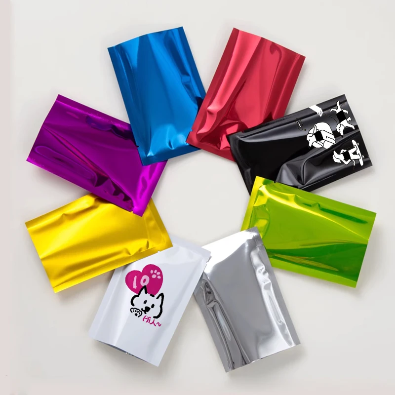 

Самый продаваемый алюминизированный термосварной карман с плоским дном и принтом на заказ для маски для лица, слепая коробка, сумка для еды