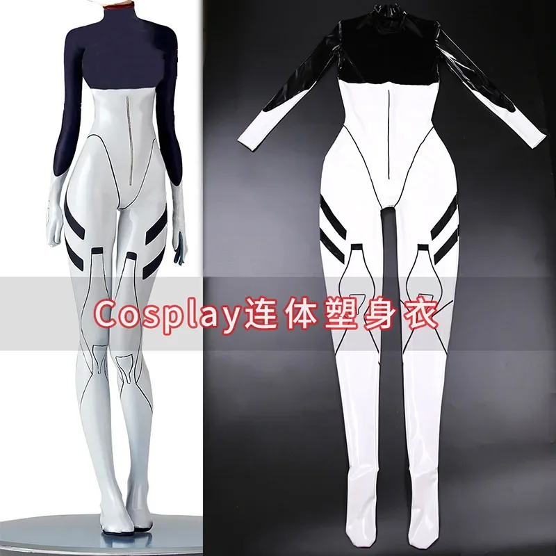 Sexy Latex Bodycon Cosplay Jumpsuits Women Comic Catsuit Gloves Nightclub Party Costume Ladies PVC Halloween Clothing New Custom