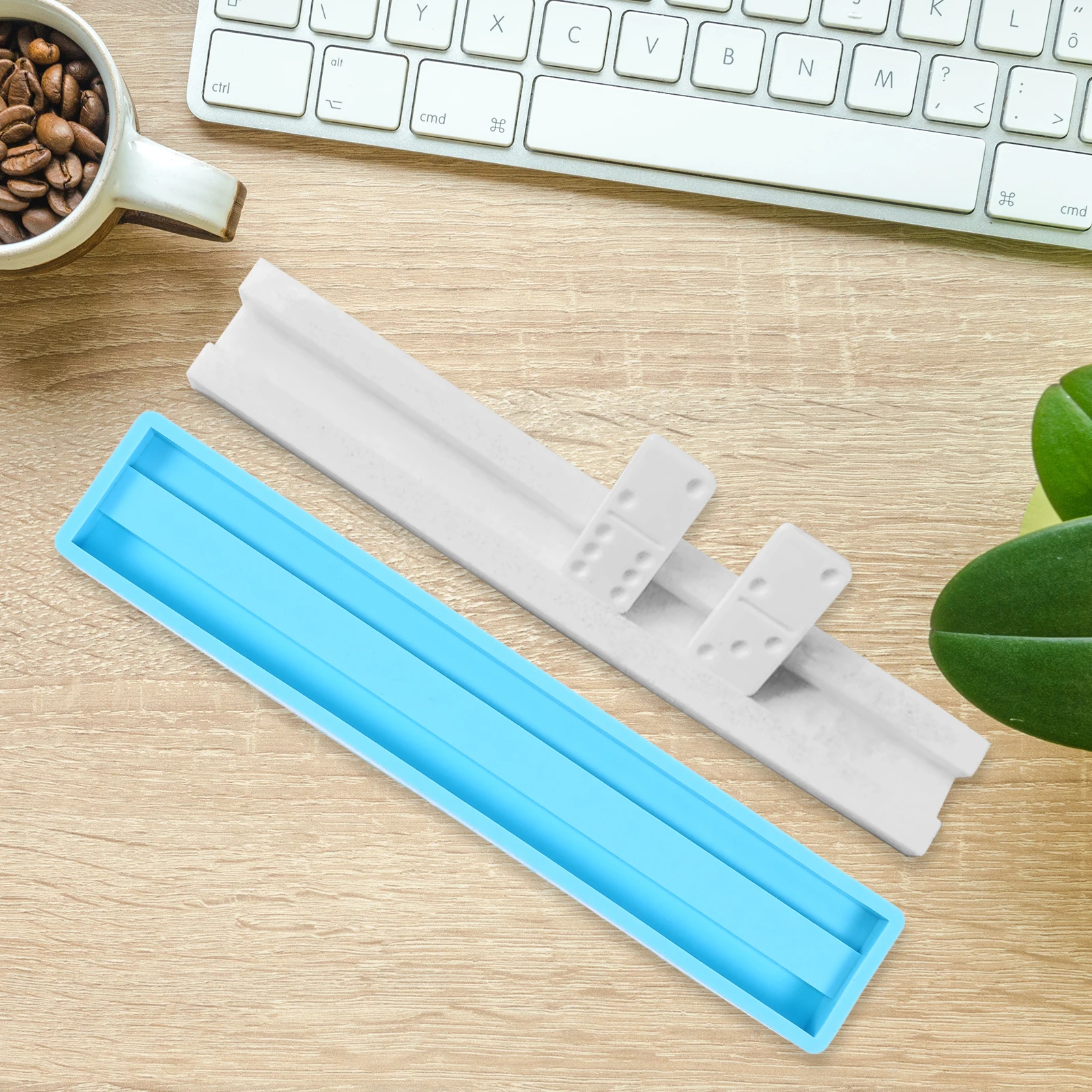 

Silicone Domino Cube Tray DIY Craft Blue Gel Flexible Reusable jewelry accessory Storage St Mold Silicone Mold part