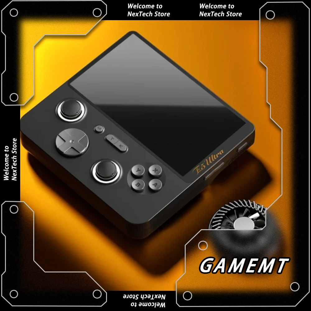 GAMEMT E5 Ultra Touch Screen Game Console 60Hz 5000mAh 1280*720 5 "IPS Draagbare Hall-effect Joystick Handheld Consoles Custom