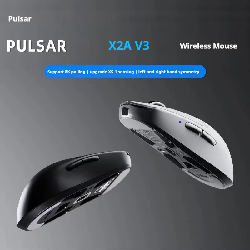 PULSAR X2 V3 MIdium Wireless Gaming Mouse Ultralweight Light 8KHz 32000dpi Esports Gaming Mouse Customized Pc Gamer Accessory