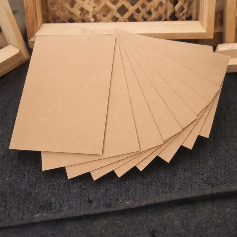 

10pcs A4 Paper File Folder Kraft Material Document Organizer Simple Design Slot Folder For Office Home School Storage