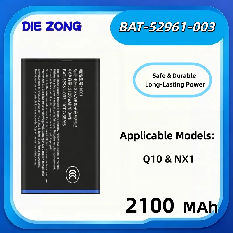 New BAT‑52961‑003 Replacement Battery 2100 MAh for BlackBerry Q10 / NX1, Brand New, Safe & Durable, Long‑Lasting Battery Life,