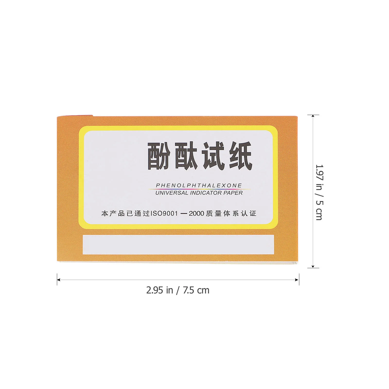 تجربة الكيمياء ورقة شرائط اختبار الفينوثالين مؤشر درجة الحموضة اختبار الكشف عن الحل الحمضي القلوي #4