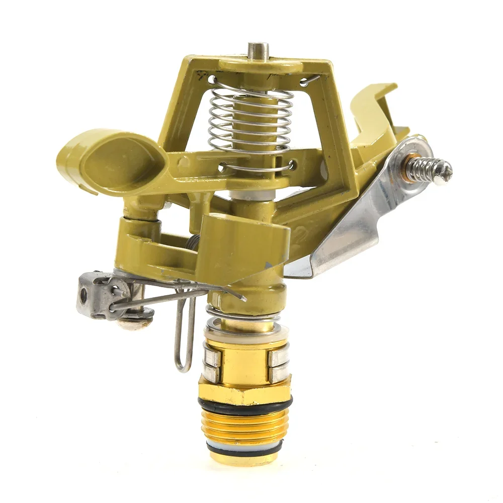 

Farm Watering Sprinkler Irrigation System Zinc Alloy Sprinkler Brass Nozzle Adjustable Garden Sprinklers