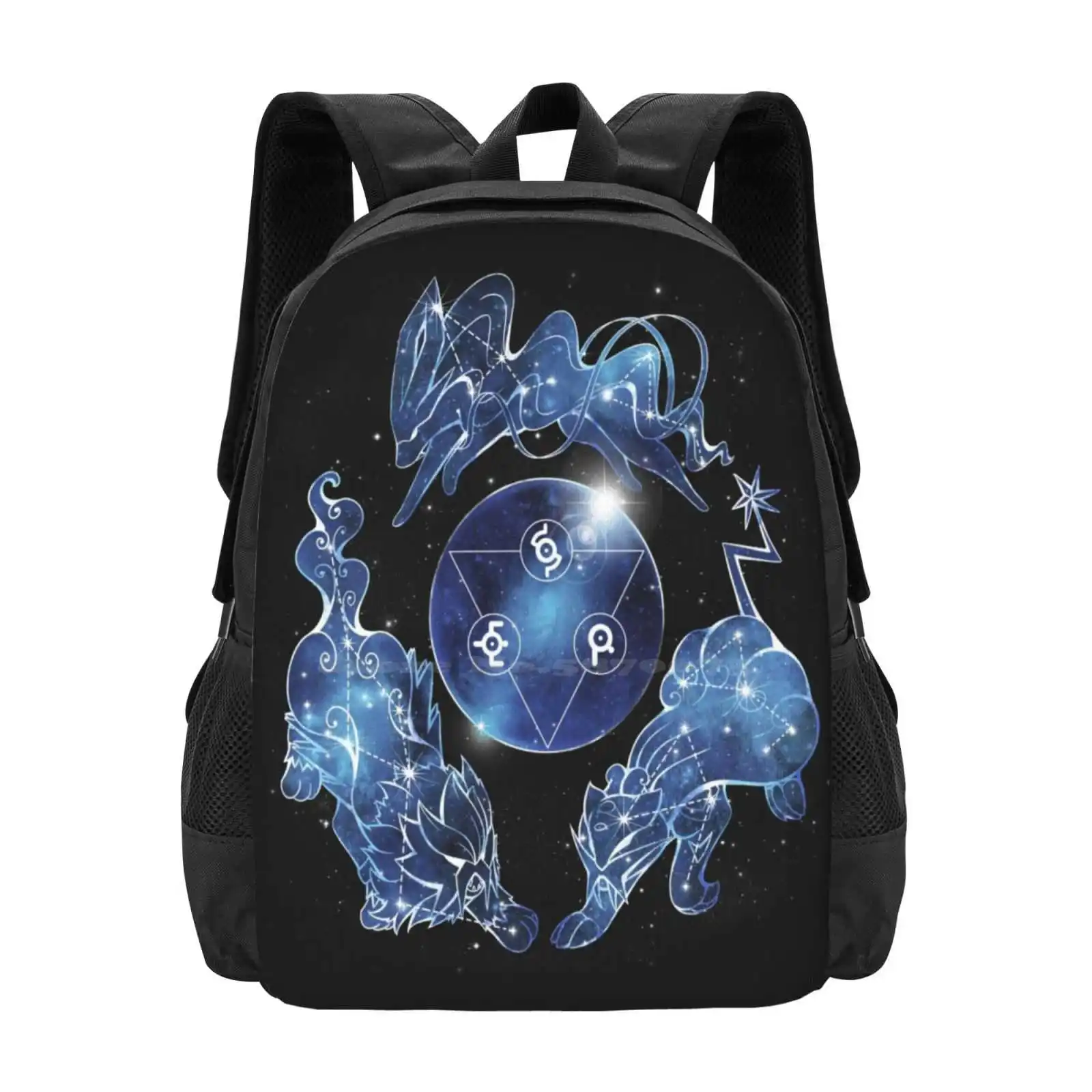 Legendary Dogs Of The Stars Hot Sale Schoolbag Backpack Fashion Bags Galaxy Constellation Stars Dogs