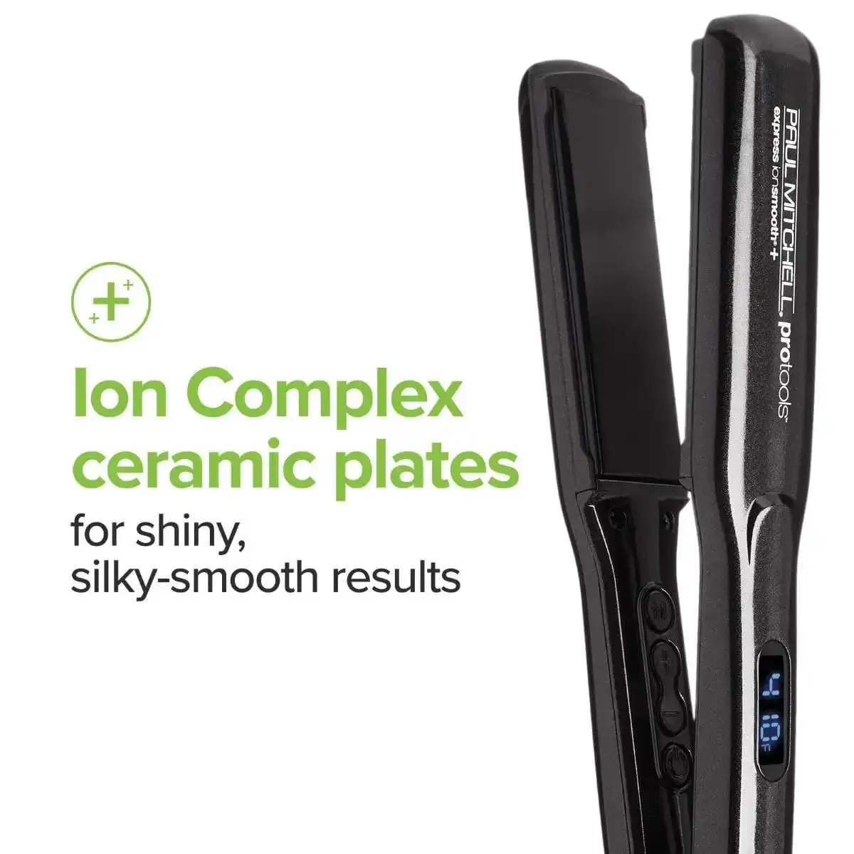 Paul Mitchell Pro Tools Express Ion Smooth + Ceramic Flat Iron, Adjustable Heat Settings for Smoothing + Straightening