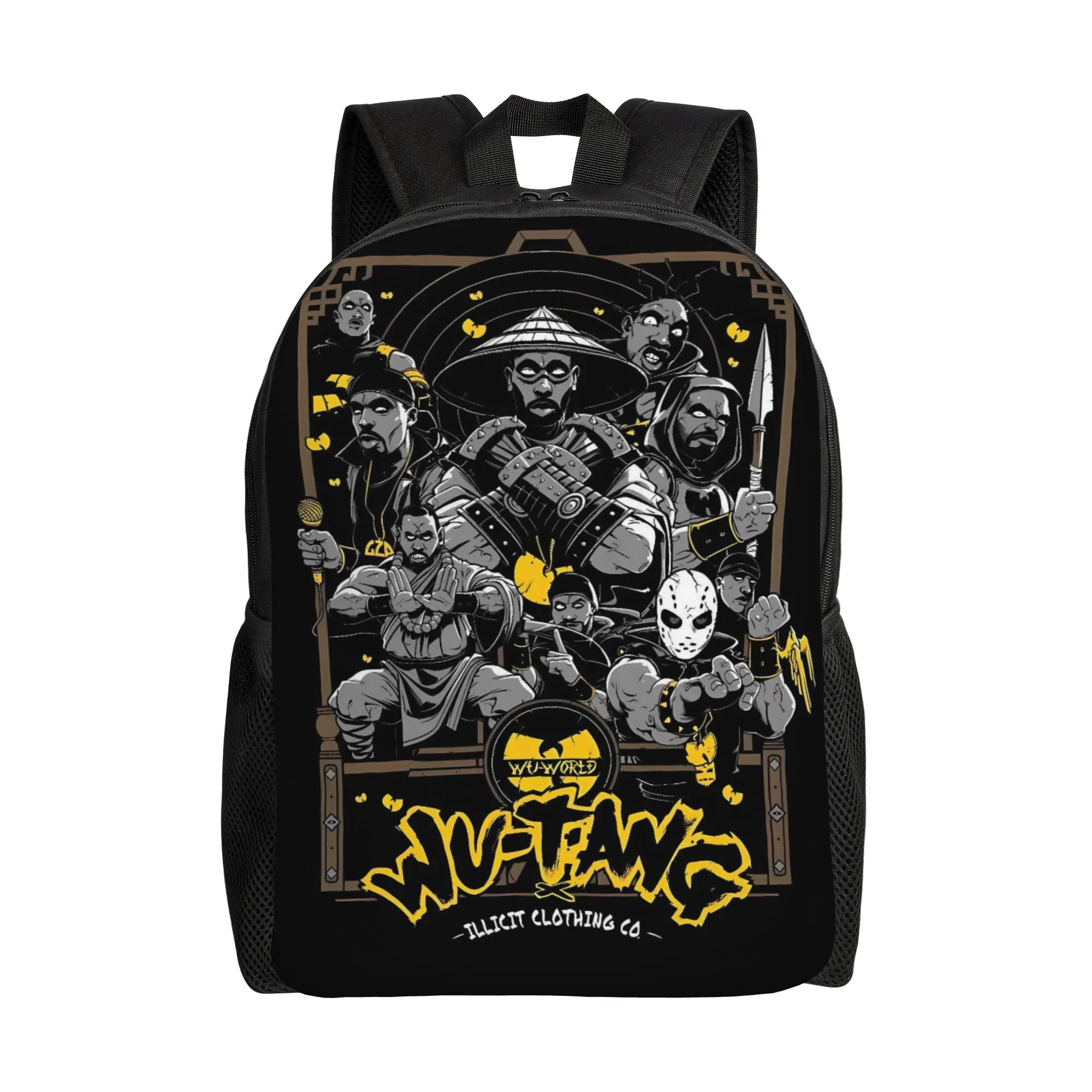 Annees 90 Bee Wu Clan T-tangs Backpack Unisex Soft Backpacks Polyester Elegant High School Bags University High Quality Rucksack