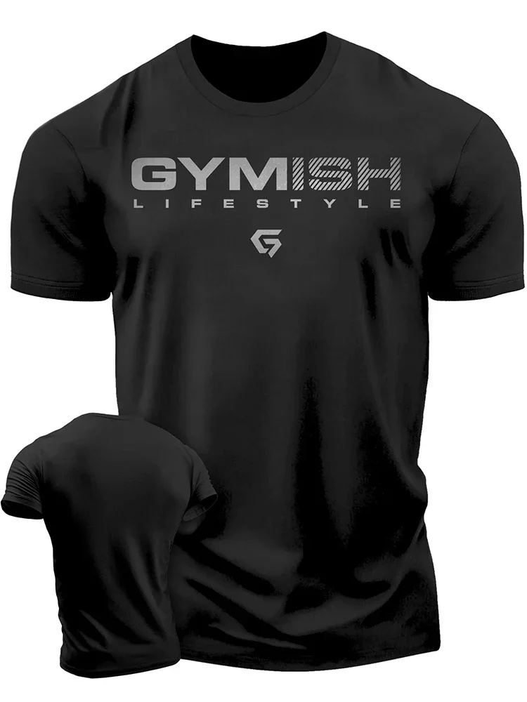 Zomer Nieuw Grappig Patroon 3d Geprint Workout T-Shirt Gym T-Shirt Heren Eenvoud Korte Mouwen Muscle Man Stoere Vent T-Shirt